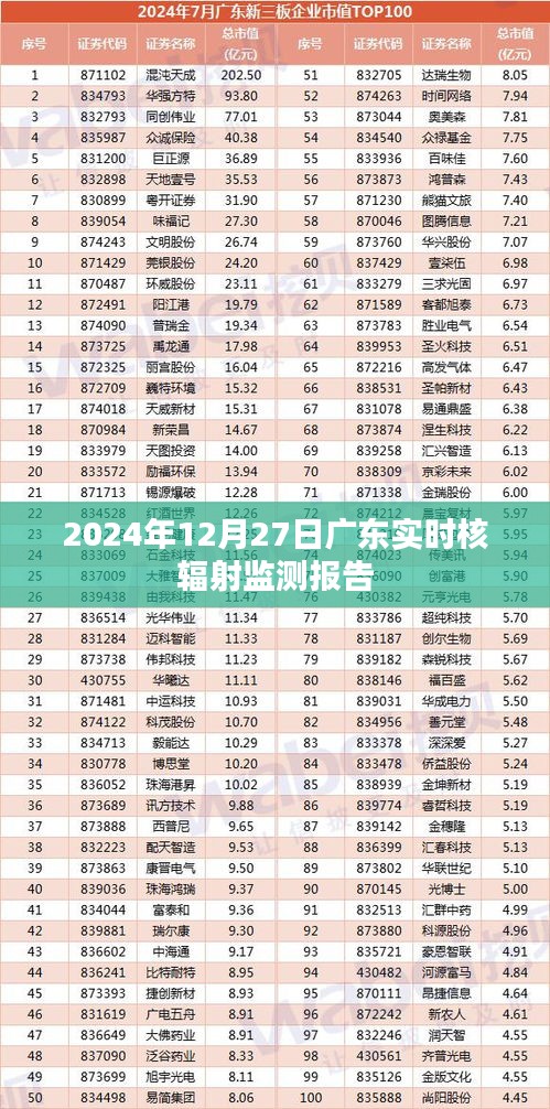 广东实时核辐射监测报告，最新数据解析（日期标注）
