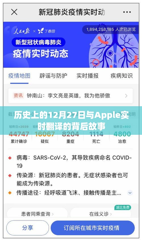 揭秘Apple实时翻译背后的故事，历史上的十二月二十七日