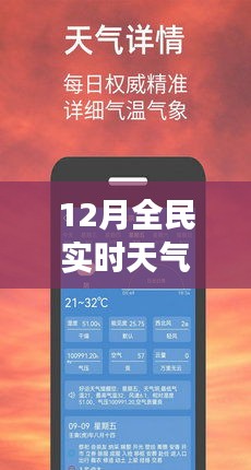 12月全民实时天气预报，手机下载，轻松应对天气变化