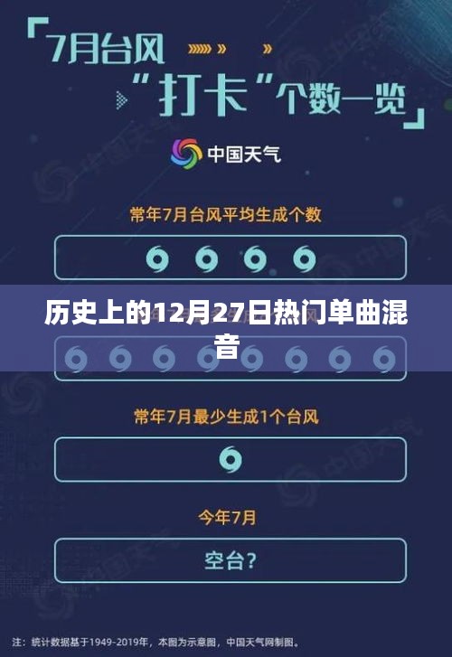 历史上的热门单曲混音回顾，12月27日精选