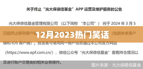 2023年12月爆笑集锦，欢乐不停歇！