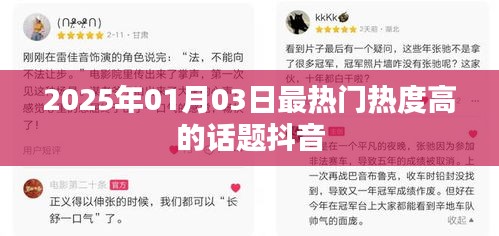 『2025年元旦后热度飙升的抖音话题排行榜』