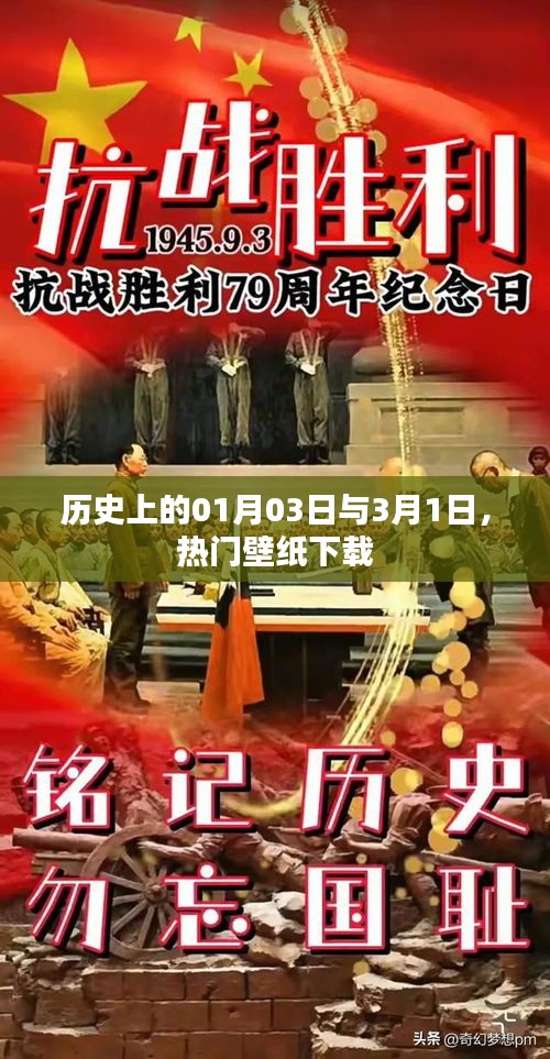 历史日期的壁纸热潮，一月三日与三月一日热门壁纸下载