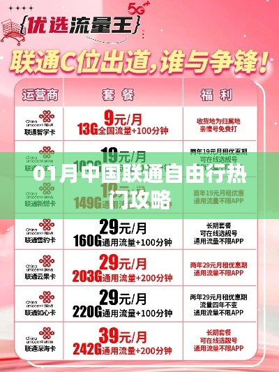 联通自由行，一月热门旅游攻略