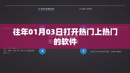热门软件开启日，揭秘01月03日的热门应用