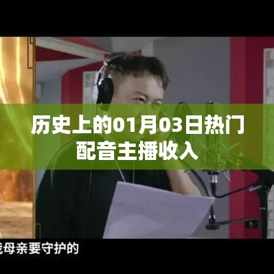 热门配音主播收入揭秘，历史上的1月3日数据概览