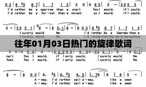 『历年元旦热门旋律歌词回顾』