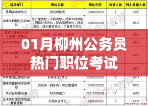 柳州公务员热门职位考试解析