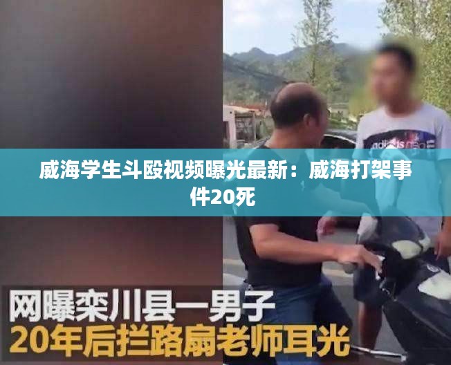 威海学生斗殴视频曝光最新：威海打架事件20死 