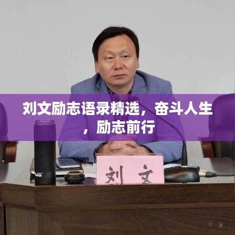 刘文励志语录精选，奋斗人生，励志前行