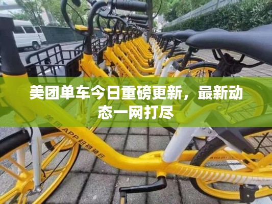 美团单车今日重磅更新，最新动态一网打尽