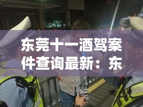 东莞十一酒驾案件查询最新：东莞查酒驾今日有哪些地方 