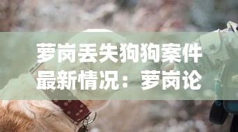 萝岗丢失狗狗案件最新情况：萝岗论坛 
