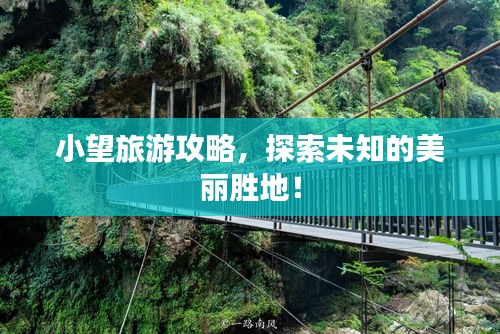小望旅游攻略，探索未知的美丽胜地！