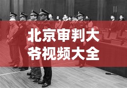 北京审判大爷视频大全最新：北京判决 