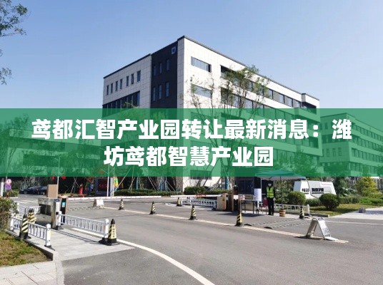 鸢都汇智产业园转让最新消息：潍坊鸢都智慧产业园 