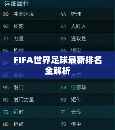 FIFA世界足球最新排名全解析
