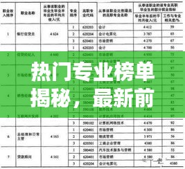 热门专业榜单揭秘，最新前十名专业排名