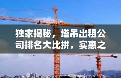 独家揭秘，塔吊出租公司排名大比拼，实惠之选一网打尽！