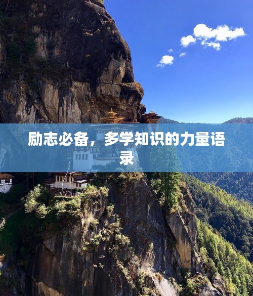 励志必备，多学知识的力量语录