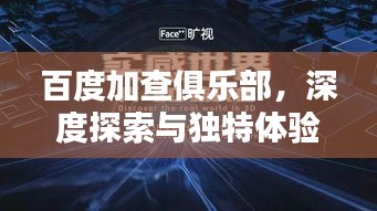 百度加查俱乐部，深度探索与独特体验
