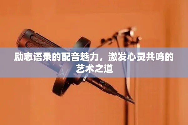 励志语录的配音魅力，激发心灵共鸣的艺术之道