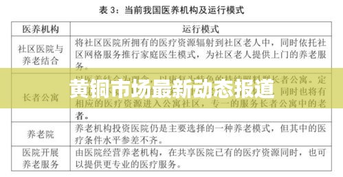 黄铜市场最新动态报道