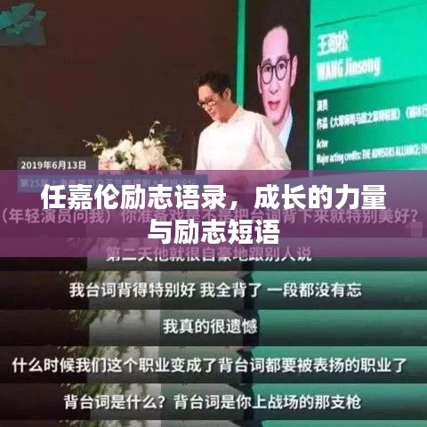任嘉伦励志语录，成长的力量与励志短语