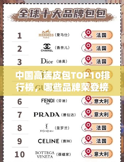 中国高端皮包TOP10排行榜，哪些品牌荣登榜单？