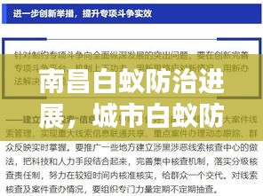 南昌白蚁防治进展，城市白蚁防治工作取得新突破