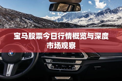 宝马股票今日行情概览与深度市场观察