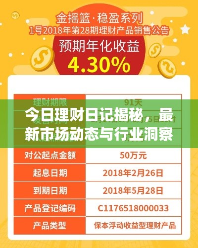 今日理财日记揭秘，最新市场动态与行业洞察深度解析