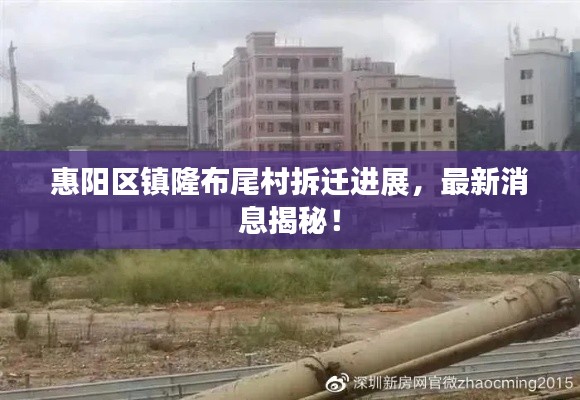 惠阳区镇隆布尾村拆迁进展，最新消息揭秘！