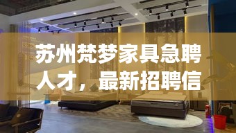 苏州梵梦家具急聘人才，最新招聘信息揭秘