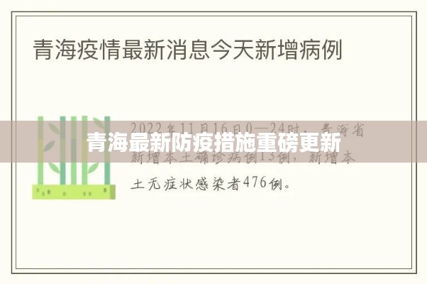 青海最新防疫措施重磅更新