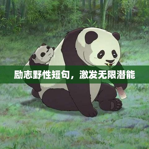 励志野性短句，激发无限潜能