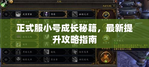 正式服小号成长秘籍，最新提升攻略指南
