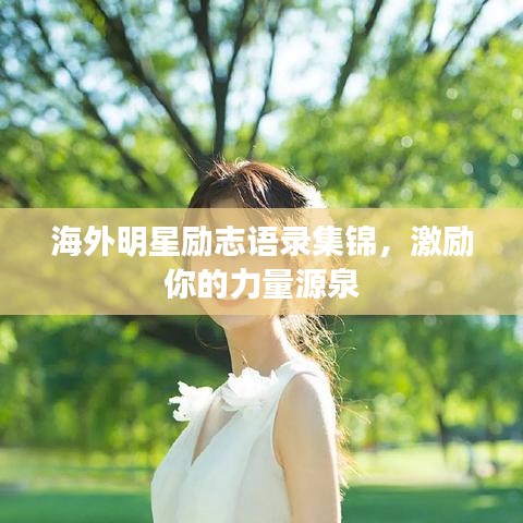 海外明星励志语录集锦，激励你的力量源泉
