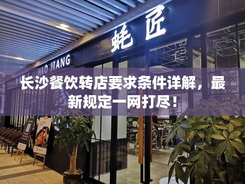 长沙餐饮转店要求条件详解，最新规定一网打尽！