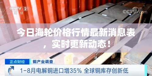 今日海轮价格行情最新消息表，实时更新动态！