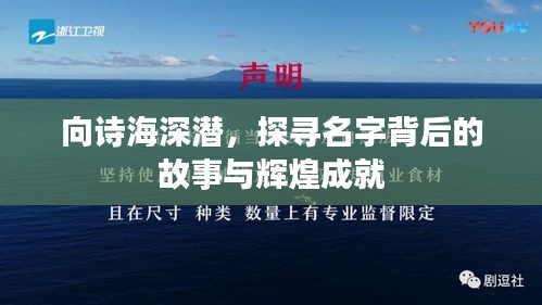 向诗海深潜，探寻名字背后的故事与辉煌成就