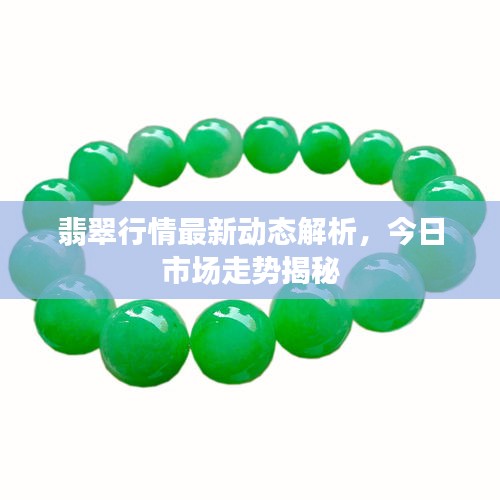 翡翠行情最新动态解析，今日市场走势揭秘