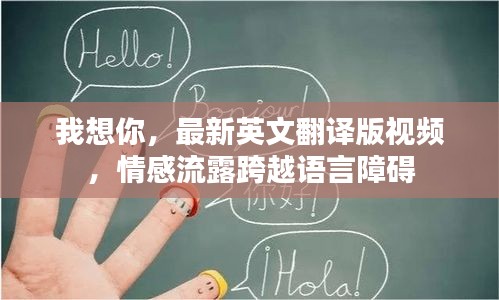 我想你，最新英文翻译版视频，情感流露跨越语言障碍