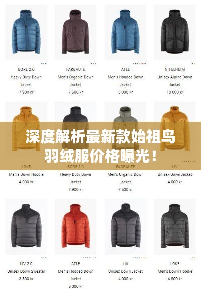 深度解析最新款始祖鸟羽绒服价格曝光！
