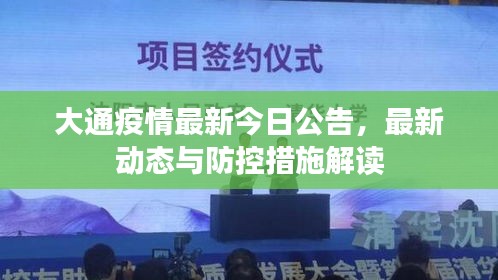 大通疫情最新今日公告，最新动态与防控措施解读
