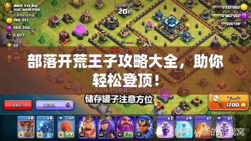 部落开荒王子攻略大全，助你轻松登顶！
