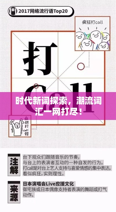 时代新词探索，潮流词汇一网打尽！