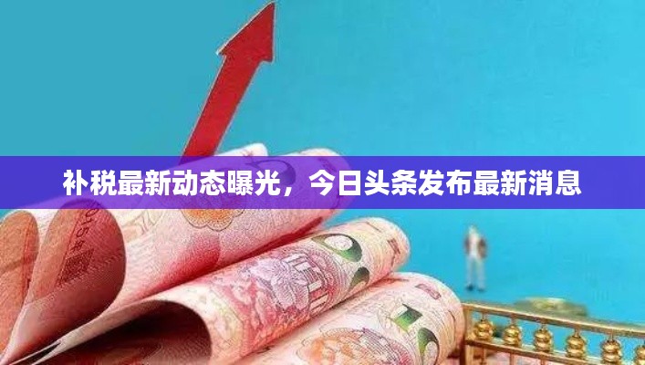 补税最新动态曝光，今日头条发布最新消息
