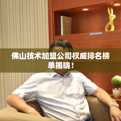 佛山技术加盟公司权威排名榜单揭晓！