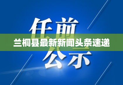 兰桐县最新新闻头条速递